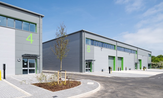 Work completes on £13.5m, 59,000 sq ft urban logistics and industrial development in Witham