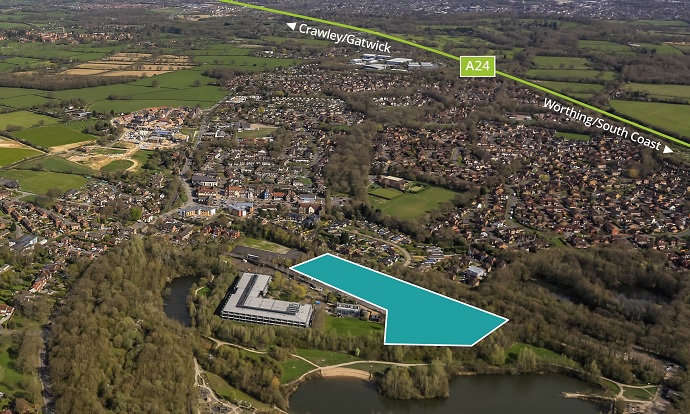 Plans submitted for £27m, 105,000 sq ft urban logistics development on former Sony site near Horsham